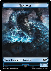 Tentacle // Food (0011) Double-Sided Token - Universes Beyond: The Lord of the Rings: Tales of Middle-earth (LTR) #4 // 11 - Token Magic: The Gathering Trading Card