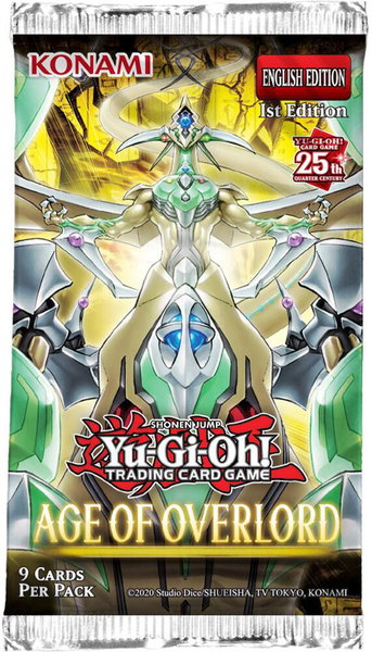 Age of Overlord Booster Pack - Age of Overlord YuGiOh trading card