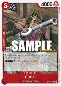 Curiel - Pillars of Strength Pre-Release Cards (OP03 PRE) #OP03-004 - Common One Piece Trading Card
