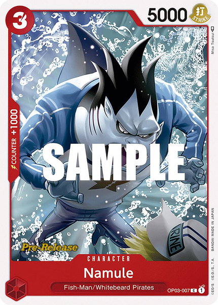 Namule trading card from Pillars of Strength Pre-Release Cards Namule - Pillars of Strength Pre-Release Cards One Piece trading card