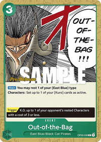 Out-of-the-Bag - Pillars of Strength Pre-Release Cards (OP03 PRE) #OP03-036 - Common One Piece Trading Card