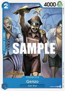Genzo - Pillars of Strength Pre-Release Cards (OP03 PRE) #OP03-046 - Common One Piece Trading Card