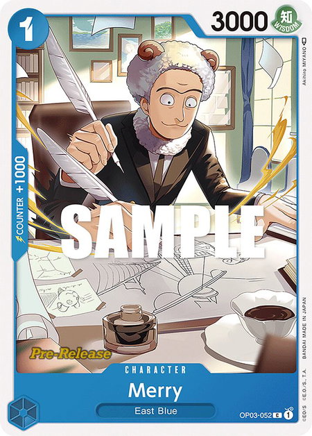 Merry - Pillars of Strength Pre-Release Cards One Piece trading card