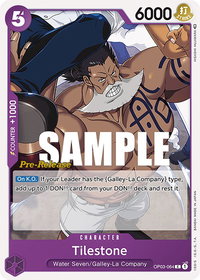 Tilestone - Pillars of Strength Pre-Release Cards (OP03 PRE) #OP03-064 - Common One Piece Trading Card