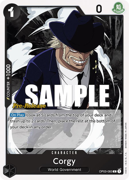 Corgy - Pillars of Strength Pre-Release Cards One Piece trading card