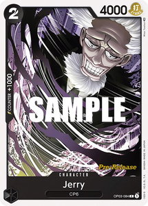 Jerry - Pillars of Strength Pre-Release Cards (OP03 PRE) #OP03-084 - Common One Piece Trading Card