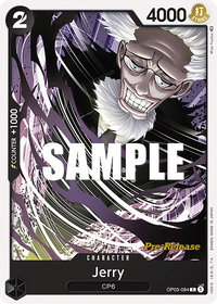 Jerry - Pillars of Strength Pre-Release Cards (OP03 PRE) #OP03-084 - Common One Piece Trading Card