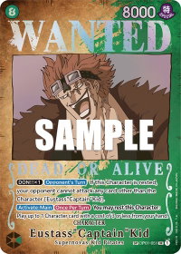 Eustass"Captain"Kid (Wanted Poster) - Pillars of Strength (OP03) #OP01-051 - Super Rare One Piece Trading Card