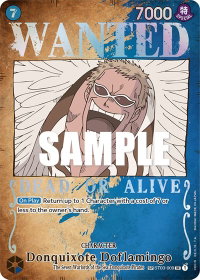 Donquixote Doflamingo (Wanted Poster) - Pillars of Strength (OP03) #ST03-009 - Super Rare One Piece Trading Card