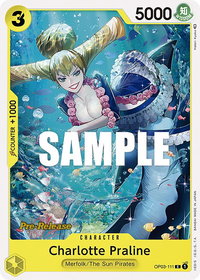 Charlotte Praline - Pillars of Strength Pre-Release Cards (OP03 PRE) #OP03-111 - Common One Piece Trading Card