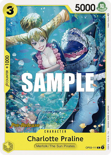 Charlotte Praline - Pillars of Strength Pre-Release Cards One Piece trading card