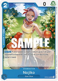 Nojiko - Pillars of Strength Pre-Release Cards (OP03 PRE) #OP03-048 - Uncommon One Piece Trading Card