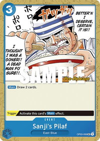 Sanji's Pilaf - Pillars of Strength Pre-Release Cards (OP03 PRE) #OP03-056 - Uncommon One Piece Trading Card