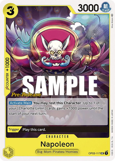 Napoleon - Pillars of Strength Pre-Release Cards One Piece trading card