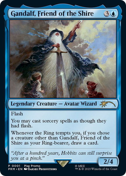 Gandalf, Friend of the Shire - Play Promos Magic: The Gathering trading card