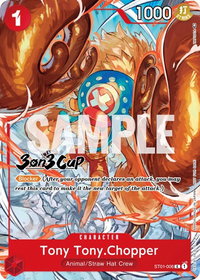 Tony Tony.Chopper (3-on-3 Cup) [Participant] - One Piece Promotion Cards (OP-PR) #ST01-006 - Common One Piece Trading Card