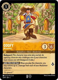 Goofy - Musketeer - Disney Lorcana Promo Cards (DLPC) #12 - Promo Disney Lorcana Trading Card