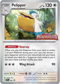 Pelipper - 022 (Prerelease) - SV: Scarlet & Violet Promo Cards (SVP) #022 - Promo Pokémon Trading Card