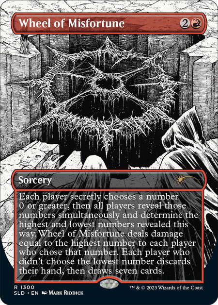 Wheel of Misfortune (1300) - Secret Lair Drop Series Magic: The Gathering trading card