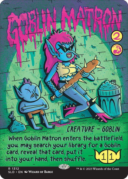 Goblin Matron - Secret Lair Drop Series Magic: The Gathering trading card