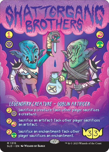 Shattergang Brothers - Secret Lair Drop Series Magic: The Gathering trading card