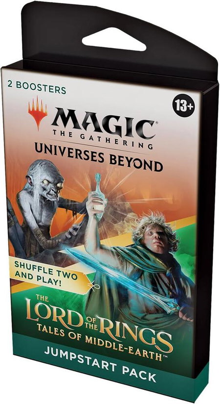 Universes Beyond: The Lord of the Rings: Tales of Middle-earth - Jumpstart Booster Pack (2-Pack) trading card from Universes Beyond: The Lord of the Rings: Tales of Middle-earth Universes Beyond: The Lord of the Rings: Tales of Middle-earth - Jumpstart Booster Pack (2-Pack) - Universes Beyond: The Lord of the Rings: Tales of Middle-earth Magic: The Gathering trading card
