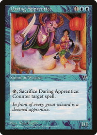 Daring Apprentice - Mirage (MIR) #60 - Rare Magic: The Gathering Trading Card