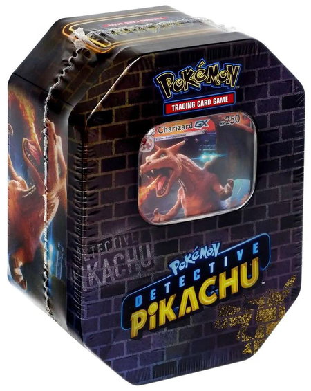Detective Pikachu Tin [Charizard] - Detective Pikachu Pokémon trading card