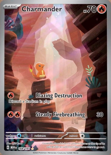 Charmander - 168/165 - SV: Scarlet & Violet 151 Pokémon trading card