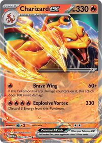 Charizard ex - 006/165 - SV: Scarlet & Violet 151 (MEW) #006/165 - Double Rare Pokémon Trading Card