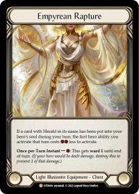 Empyrean Rapture - Dusk till Dawn (DTD) #DTD004 - Legendary Flesh and Blood Trading Card
