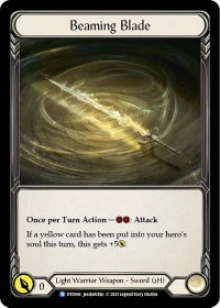 Beaming Blade - Dusk till Dawn (DTD) #DTD046 - Rare Flesh and Blood Trading Card