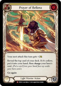 Prayer of Bellona - Dusk till Dawn (DTD) #DTD053 - Majestic Flesh and Blood Trading Card