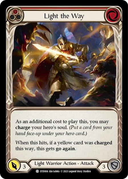 Light the Way (Red) - Dusk till Dawn Flesh and Blood trading card