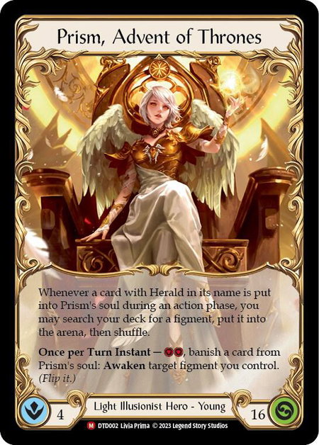 Prism, Advent of Thrones - Dusk till Dawn Flesh and Blood trading card