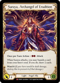 Figment of Erudition // Suraya, Archangel of Erudition - Dusk till Dawn (DTD) #DTD005 - Majestic Flesh and Blood Trading Card