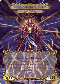Figment of Erudition // Suraya, Archangel of Erudition (Marvel) - Dusk till Dawn (DTD) #DTD005 - Marvel Flesh and Blood Trading Card