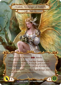 Figment of Rebirth // Avalon, Archangel of Rebirth (Marvel) - Dusk till Dawn (DTD) #DTD009 - Marvel Flesh and Blood Trading Card