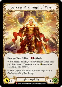 Figment of War // Bellona, Archangel of War - Dusk till Dawn (DTD) #DTD012 - Majestic Flesh and Blood Trading Card