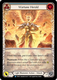Wartune Herald (Blue) - Dusk till Dawn (DTD) #DTD031 - Rare Flesh and Blood Trading Card