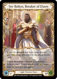 Ser Boltyn, Breaker of Dawn - Dusk till Dawn (DTD) #DTD044 - Common Flesh and Blood Trading Card