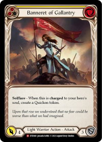 Banneret of Gallantry - Dusk till Dawn (DTD) #DTD049 - Majestic Flesh and Blood Trading Card