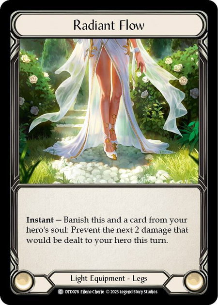 Radiant Flow - Dusk till Dawn Flesh and Blood trading card
