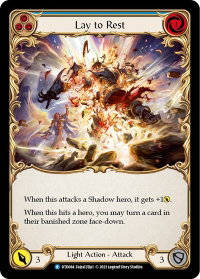 Lay to Rest (Blue) - Dusk till Dawn (DTD) #DTD084 - Rare Flesh and Blood Trading Card