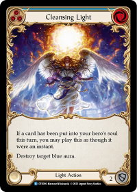 Cleansing Light (Blue) - Dusk till Dawn (DTD) #DTD090 - Rare Flesh and Blood Trading Card