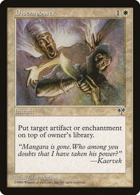 Disempower - Mirage (MIR) #9 - Common Magic: The Gathering Trading Card