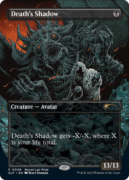 Death's Shadow - Secret Lair Showdown Magic: The Gathering trading card