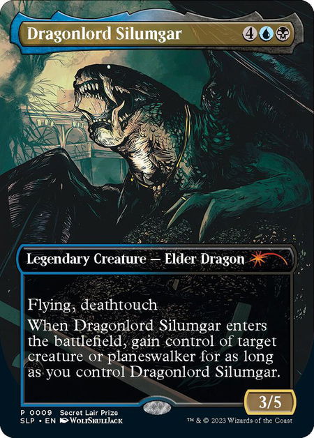 Dragonlord Silumgar - Secret Lair Showdown Magic: The Gathering trading card