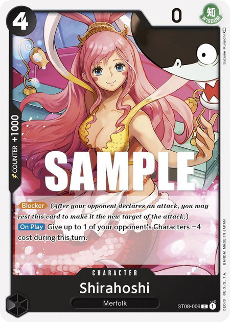Shirahoshi - Starter Deck 8: Monkey.D.Luffy One Piece trading card