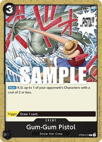 Gum-Gum Pistol - Starter Deck 8: Monkey.D.Luffy (ST-08) #ST08-015 - Common One Piece Trading Card